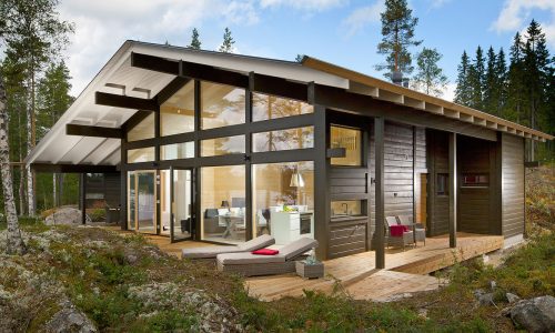 Finské dřevěné domy
